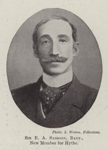 Sir E A Sassoon, Baronet, a Hythe új tagja alkotó: English Photographer