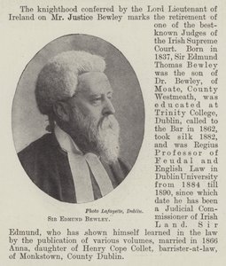 Sir Edmund Bewley alkotó: English Photographer