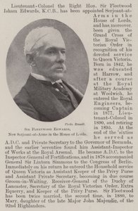 Sir Fleetwood Edwards, új szolgabíró a Lordok Házában