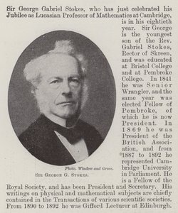 Sir George G Stokes alkotó: English Photographer