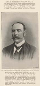 Sir H. Mortimer Durand, KCIE, brit indiai küldött Cabulban alkotó: English Photographer