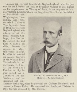Sir H. Naylor Leyland, képviselő alkotó: English Photographer