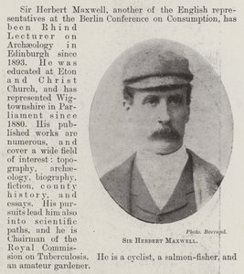 Sir Herbert Maxwell alkotó: English Photographer