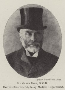Sir James Dick, KCB, a haditengerészet egészségügyi osztályának volt főigazgatója alkotó: English Photographer