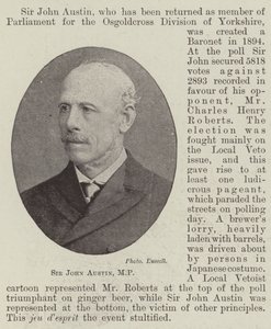 Sir John Austin képviselő alkotó: English Photographer