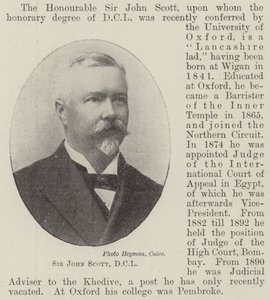 Sir John Scott, DCL alkotó: English Photographer