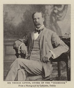 Sir Thomas Lipton, a Shamrock tulajdonosa alkotó: English Photographer