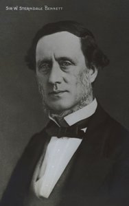 Sir William Sterndale Bennett, angol zeneszerző, karmester és zongoraművész (f/w fotó) alkotó: English Photographer