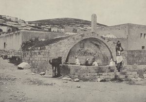 Szent Mária kút, avagy a Szűz kútja, Názáret, a hely, amelyet gyakran látogat meg Mária, Urunk Anyja alkotó: English Photographer