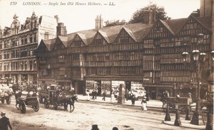Staple Inn Old Houses Holbornban alkotó: English Photographer