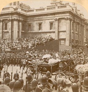 Viktória királynő gyémántjubileumának sztereográfiai lenyomata alkotó: English Photographer
