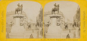 Charing Cross sztereoszkópikus képe alkotó: English Photographer