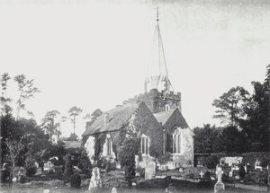 Stoke Poges templom (f/w fotó) alkotó: English Photographer