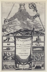 T Hobbes, Leviathan, A Crooke 1651 (f/w fotó) alkotó: English Photographer