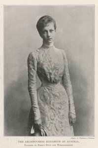 Erzsébet osztrák főhercegnő, Otto von Windischgratz herceg jegyese alkotó: English Photographer