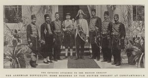 Az örmény nehézség, a konstantinápolyi brit nagykövetség néhány tagja alkotó: English Photographer