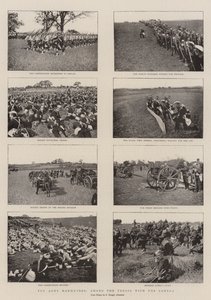 A hadsereg manőverei, a csapatok között a kamerával alkotó: English Photographer