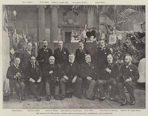 A Bazár a Royal United Service Institution-nál, Whitehall, a bizottság alkotó: English Photographer