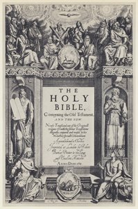 A Biblia, R Barker 1611 (f/w fotó) alkotó: English Photographer
