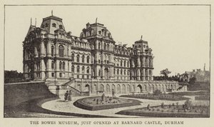 A Bowes Múzeum, amelyet most nyitottak meg a durhami Barnard kastélyban alkotó: English Photographer