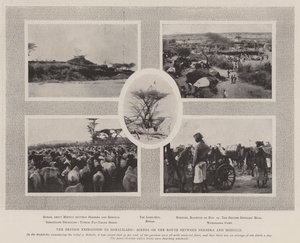 A brit expedíció Szomáliföldre, helyszín a Berbera és Bohotle közötti útvonalon