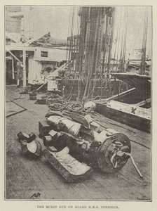 A Burst Gun a HMS Cordelia fedélzetén alkotó: English Photographer