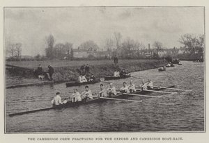 A Cambridge Crew az oxfordi és a cambridge-i hajóversenyen gyakorol alkotó: English Photographer