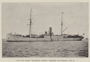 A Cape Liner Drummond kastély, tönkrement Ushantnál, június 16-án alkotó: English Photographer