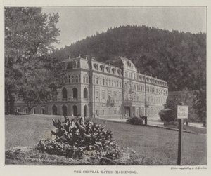 A központi fürdő, Marienbad alkotó: English Photographer