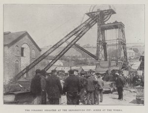 A Colliery-katasztrófa a Senghenydd-gödörben, Jelenet a műveknél alkotó: English Photographer