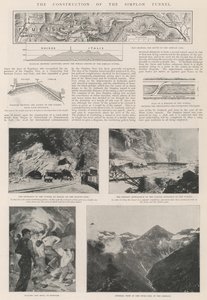 A Simplon-alagút építése