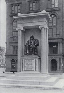 The Cooper Institute and Monument, New York (f/w fotó) alkotó: English Photographer