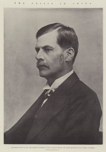 A válság Kínában, Sir Ernest Satow, KCMG, Őfelsége Tokió minisztere, aki Sir Claude MacDonald helyére léphet, KCB, KCMG Pekingben alkotó: English Photographer