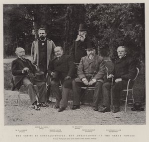 A konstantinápolyi válság, a nagyhatalmak nagykövetei alkotó: English Photographer