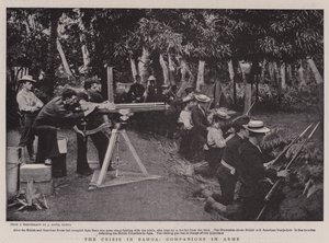 A szamoai válság, fegyvertársak alkotó: English Photographer