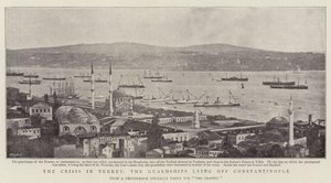 A törökországi válság, a gárdák Konstantinápoly mellett alkotó: English Photographer
