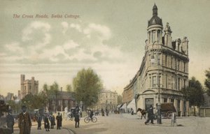 The Cross Roads, Swiss Cottage, London (színes fotó) alkotó: English Photographer