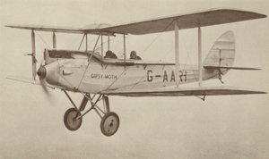 A De Havilland "Moth" (fekete-fehér fotó) alkotó: English Photographer
