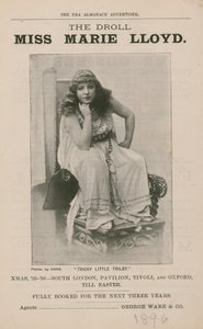 A Droll Miss Marie Lloyd alkotó: English Photographer