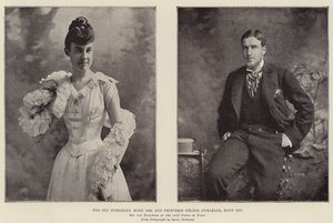 The Duc dOrleans, született 1869-ben, és Princesse Helene dOrleans, született 1871-ben, néhai Paris gróf fia és lánya alkotó: English Photographer