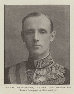 Hopetoun grófja, az új Lord Chamberlain alkotó: English Photographer