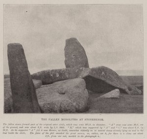 A lehullott monolitok Stonehenge-ben alkotó: English Photographer