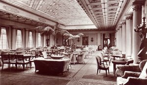 A First Class Lounge a HMS Homeric fedélzetén alkotó: English Photographer