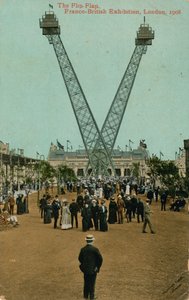 The Flip-Flap, francia-brit kiállítás, London, 1908 alkotó: English Photographer