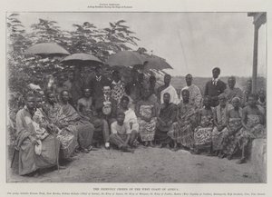 Afrika nyugati partjának barátságos főnökei alkotó: English Photographer