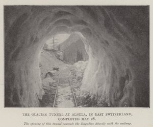 A kelet-svájci albulai gleccser-alagút május 28-án készült el alkotó: English Photographer
