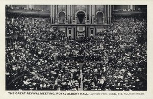 The Great Revival Meeting, Royal Albert Hall, London alkotó: English Photographer