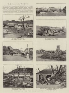 A hurrikán Nyugat-Indiában, a vihar néhány hatása alkotó: English Photographer