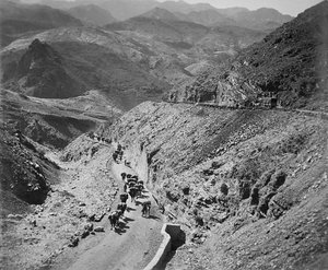 A Khyber-hágó, India északnyugati határa alkotó: English Photographer