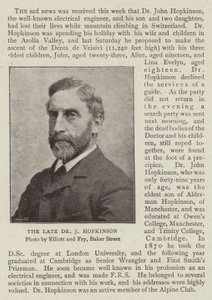 A néhai Dr. J Hopkinson alkotó: English Photographer